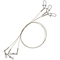 Struna Savage Gear RAW49 Uncoated Trace, 20cm, 0.27mm, 7kg, 3buc/plic - 1
