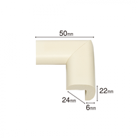 Set 4 protectii pentru colturi Car Boy Safety Gri din spuma 24x50x22x6 - 2