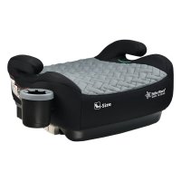 Inaltator Auto Bebe Stars cu ISOFIX pentru Copii 125-150 cm, Suport Sticla, Conform ECE R129, Culoare Gri - 1