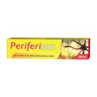 Gel cu efect de încălzire pentru spate și umeri Periferisan, 100 ml, Zdrovit - 1