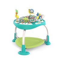 Centrul de activitati Bright Starts Playful Pond 2 in 1 cu scaun rotativ si trambulina detasabila - 1