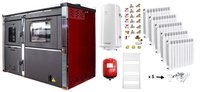 Pachet complet de incalzire si apa calda FORNELLO STAR Red 34 kW pe combustibil solid - 1