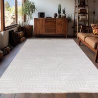 Covor Sahara V4 Crem 140x200 cm - Design Modern si Confortabil - 1