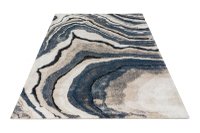 Covor Bologna albastru 160x230 cm, design scandinav cu dungi - 6