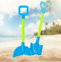 Set 2 ustensile de joaca pentru nisip Lopata si Grebla Blue - 5