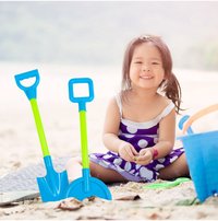 Set 2 ustensile de joaca pentru nisip Lopata si Grebla Blue - 11