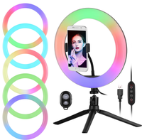 Lampa Ring Light Circulara Led RGB 18" - 1