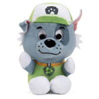 Jucarie de plus Paw Patrol Rocky, 8 cm, lavabila - 1