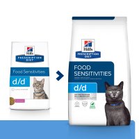HILL'S Prescription Diet d/d, Rață cu Mazăre, dietă veterinară pisici, hrană uscată, sensibilități digestive HILL'S Prescription Diet d/d, Rață cu Mazăre, dietă veterinară pisici, hrană uscată, piele & blana, sistem digestiv, 3kg - 18