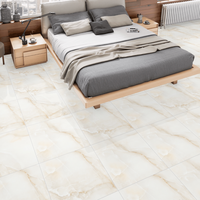 Gresie exterior / interior portelanata Gold Onyx  80 x 80 cm  lucioasa  rectificata  tip marmura - 2