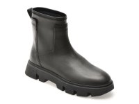 Ghete GEOX negre, D26UAC, din piele naturala - 1