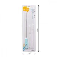 Set de 3 Perii de Curatare pentru Paie Babyono - 1