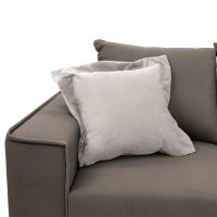 Coltar reversibil Fabulous in nuante mocha si crem - Dimensiuni 240x165x95cm - 4