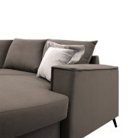Coltar reversibil Fabulous in nuante mocha si crem - Dimensiuni 240x165x95cm - 5