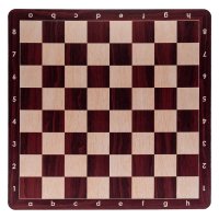 Tabla de sah rulabila MOUSEPAD (subtire) - aspect de lemn - 1