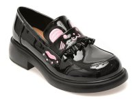 Mocasini negri din piele naturala lacuita GRYXX 22377 pentru femei - 1