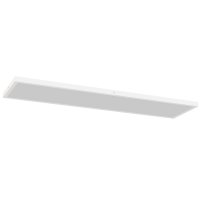 Set de 4 lămpi de tavan HOMCOM cu temperatură de culoare ajustabilă, 3000K/4000K/6000K, dimensiuni 120x30x3,7 cm, Alb | Aosom Romania - 1