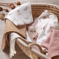Set 3 scutece din muselina super soft 70x70 cm Babyono multicolor 03 - 2