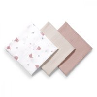 Set 3 scutece din muselina super soft 70x70 cm Babyono multicolor 03 - 4
