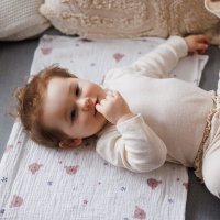 Set 3 scutece din muselina super soft 70x70 cm Babyono multicolor 03 - 9
