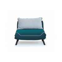 Fotoliu extensibil FOLDY MIDI, verde, 100x73x85 cm - 1