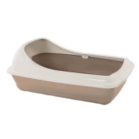 MP BERGAMO Birba Medium - Litiera pentru Pisici cu Rama, Roz, Dimensiuni 46x35x18 cm - 1