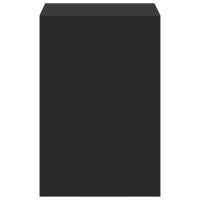 Suport pentru monitor cu organizator de birou din lemn negru - 5
