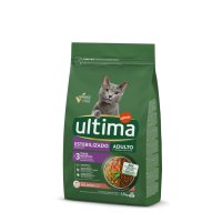 ULTIMA Sterilised, Somon, hrană uscată pisici sterilizate, 1.5kg - 2