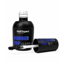 Nail Expert Macks TCCSK Rubber Top Clear, 10 ml - 1