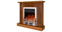 Semineu electric Smile nuc & Galileo silver, Art Flame, 905x940x265 mm, 2000W - 3