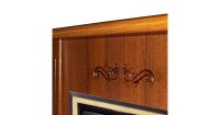 Semineu electric Smile nuc & Galileo silver, Art Flame, 905x940x265 mm, 2000W - 1