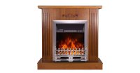 Semineu electric Smile nuc & Galileo silver, Art Flame, 905x940x265 mm, 2000W - 2