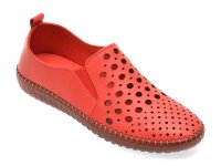 Pantofi FLAVIA PASSINI YK06143 rosii din piele naturala pentru femei active - 1