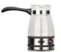 Aparat Electric pentru preparat cafea RAF R125 de 650W capacitate 500ml Recipient din Sticla - 1
