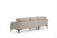 Colțar Leo Crem 255x150x65 cm - 4