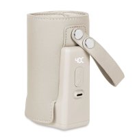 Incalzitor portabil pentru biberoane Lionelo ThermUp Go Plus, USB-C, 5 trepte de temperatura, autonomie de pana la 8 ore, Beige Sand - 1