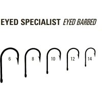 Carlige Mustad Eyed Specialist MU10, Black Nickel, 10buc/plic (Marime Carlige: Nr. 10) - 2