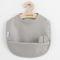 Baveta lavabila New Baby Grey 35x45 cm - 3