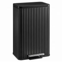 Cos de gunoi Patia negru, 50 l, cu pedala si inchidere soft-close, 40,3 x 33,6 x 62,5 cm - 1