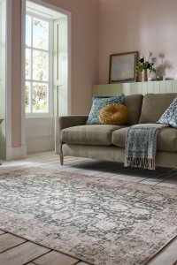 Covor Beau Floral Verde 115x170 cm, Flair Rugs - 1