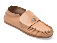 Mocasini bej GRYXX, model 3642611, din piele naturala - 1