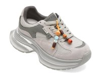 Pantofi sport GRYXX gri, 9052, din nabuc - 1