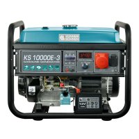 Generator pe benzina Konner Sohnen KS 10000E-3 pentru alimentare fiabila - 1