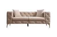 Canapea fixa COMO, 2 locuri, nuanta ecru, dimensiuni 197x90x73 cm - 1