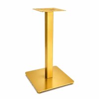 Picioare metalice pentru masa 80x80 cm,culoare auriu - 1
