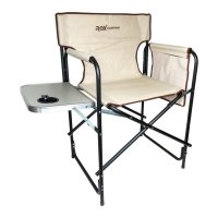 Scaun de camping pliabil ROX Wood 153CAMP0317 cu masa laterala - 1