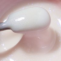 Gel Everin Shimmer Obsession 50gr - Milky White cu Sclipici 03 - 1