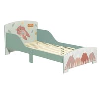 Pat pentru copii GINGER HOME 130x70 cm cu laterale de protectie Forest - 2