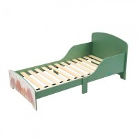 Pat pentru copii GINGER HOME 130x70 cm cu laterale de protectie Forest - 11