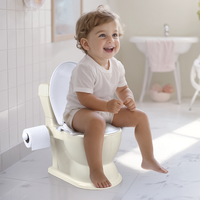 Olita educationala multifunctionala 2 in 1 cu sunete si lumini, banda alunecarea, greutate admisa 20 kg, 18 luni+  bej - 1
